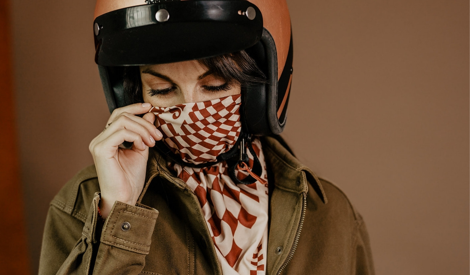 foulard pour femme moto